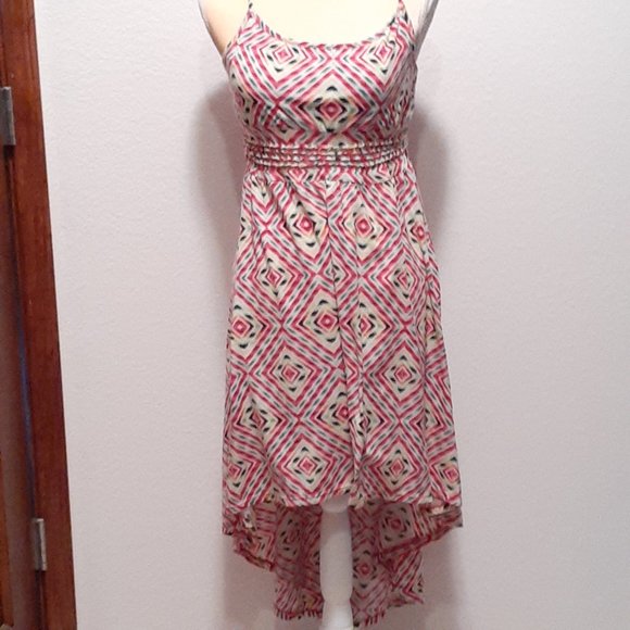 No Boundaries NOBO Junior High Low Design Spaghetti Strap Dress - Size XL 15-17 - Picture 1 of 8